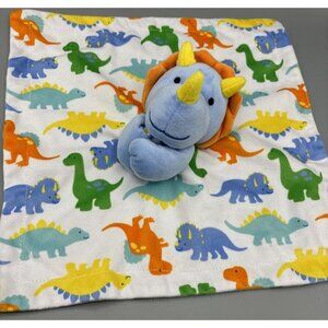 Baby Essentials Dinosaur Lovey Security Blanket Plush Colorful‎
